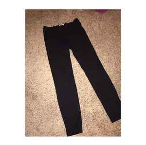 Black jegging/stretchy work pants